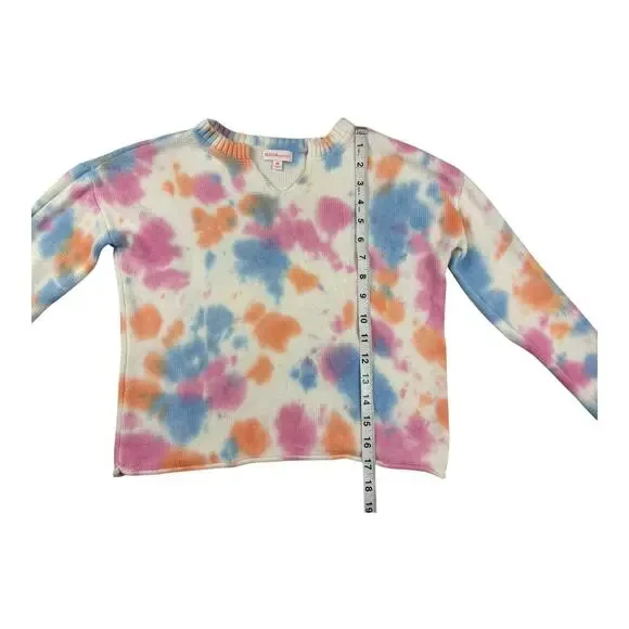 Design History Tie-Dye Sweater - Girls' Size MediumPink/Blue/ Orange Pastel - Picture 7 of 11